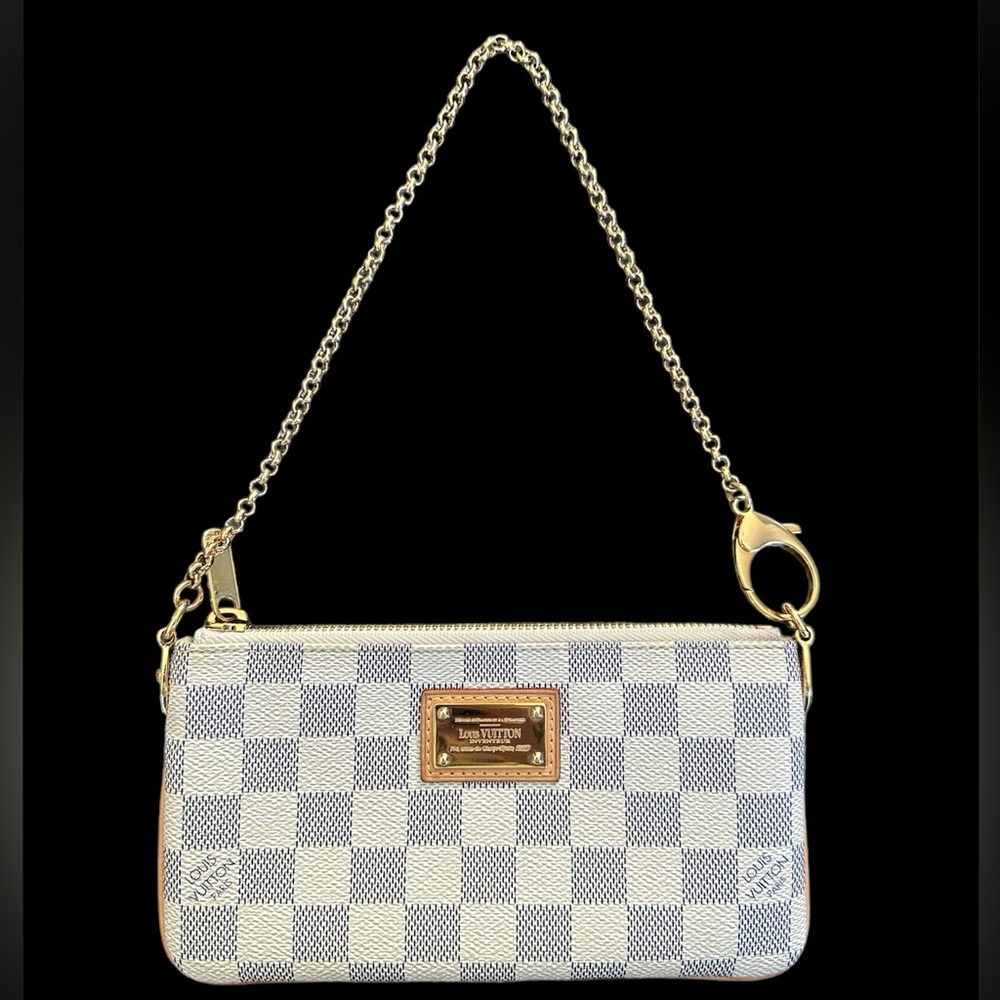Louis Vuitton Damier Azur wristlet